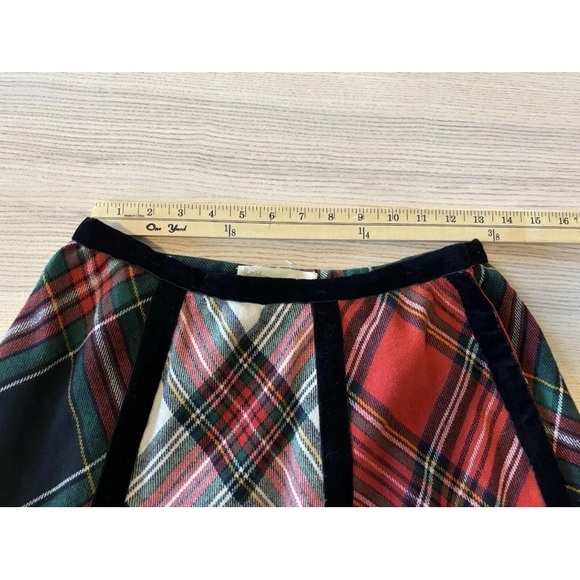 Vintage Bill Atkinson Glen of Michigan Tartan Plaid Wool Maxi Skirt 4-6 I Magnin - Picture 13 of 14